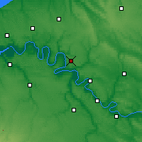 Nearby Forecast Locations - Ρουέν - Χάρτης