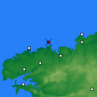 Nearby Forecast Locations - Île de Batz - Χάρτης