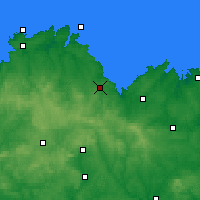 Nearby Forecast Locations - Σαιν-Μπριέκ - Χάρτης