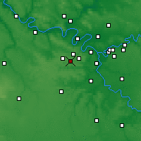 Nearby Forecast Locations - Toussus-le-Noble - Χάρτης