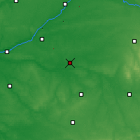 Nearby Forecast Locations - Romorantin-Lanthenay - Χάρτης