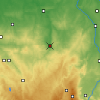Nearby Forecast Locations - Μονλυσόν - Χάρτης