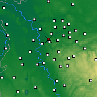 Nearby Forecast Locations - Ομπερχάουζεν - Χάρτης