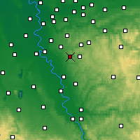 Nearby Forecast Locations - Ζόλινγκεν - Χάρτης