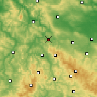 Nearby Forecast Locations - Άιζεναχ - Χάρτης