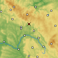 Nearby Forecast Locations - Sonneberg - Χάρτης