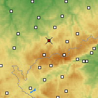 Nearby Forecast Locations - Aue - Χάρτης