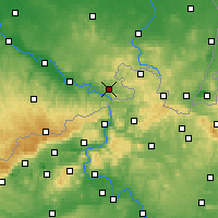 Nearby Forecast Locations - Kirnitzschtal - Χάρτης