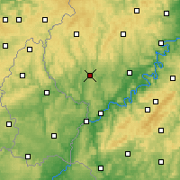 Nearby Forecast Locations - Bitburg - Χάρτης