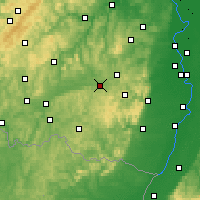 Nearby Forecast Locations - Καϊζερσλάουτερν - Χάρτης