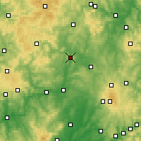 Nearby Forecast Locations - Μάρμπουργκ - Χάρτης