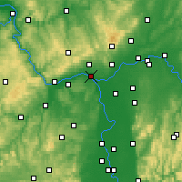 Nearby Forecast Locations - Μάιντς - Χάρτης