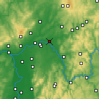 Nearby Forecast Locations - Χάναου - Χάρτης