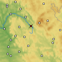 Nearby Forecast Locations - Μπαϊρόιτ - Χάρτης