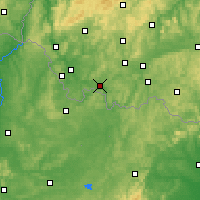 Nearby Forecast Locations - Σααρμπρύκεν - Χάρτης