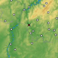 Nearby Forecast Locations - Merzig - Χάρτης