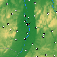 Nearby Forecast Locations - Μάνχαϊμ - Χάρτης