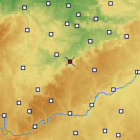 Nearby Forecast Locations - Ρόιτλιγκεν - Χάρτης