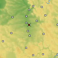 Nearby Forecast Locations - Νυρεμβέργη - Χάρτης