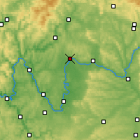 Nearby Forecast Locations - Σβάινφουρτ - Χάρτης
