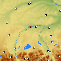 Nearby Forecast Locations - Mühldorf - Χάρτης