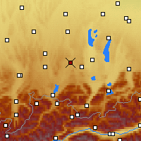 Nearby Forecast Locations - Schongau - Χάρτης