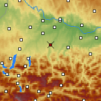 Nearby Forecast Locations - Kirchdorf - Χάρτης