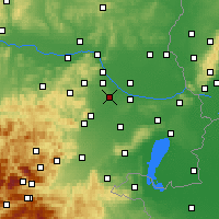 Nearby Forecast Locations - Perchtoldsdorf - Χάρτης