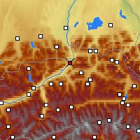 Nearby Forecast Locations - Kufstein - Χάρτης