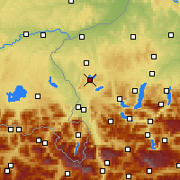 Nearby Forecast Locations - Mattsee - Χάρτης