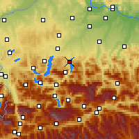 Nearby Forecast Locations - Gmunden - Χάρτης