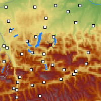 Nearby Forecast Locations - Feuerkogel - Χάρτης
