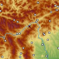 Nearby Forecast Locations - Λεόμπεν - Χάρτης