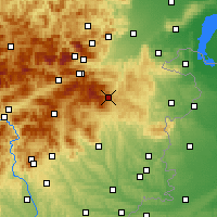 Nearby Forecast Locations - Mönichkirchen - Χάρτης