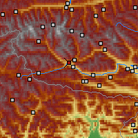 Nearby Forecast Locations - Lienz - Χάρτης