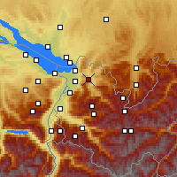 Nearby Forecast Locations - Alberschwende - Χάρτης
