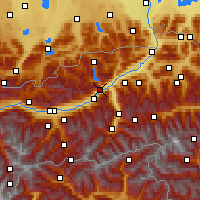 Nearby Forecast Locations - Jenbach - Χάρτης