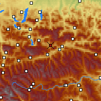 Nearby Forecast Locations - Bad Mitterndorf - Χάρτης