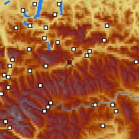 Nearby Forecast Locations - Gröbming - Χάρτης