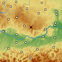 Nearby Forecast Locations - Bärnkopf - Χάρτης