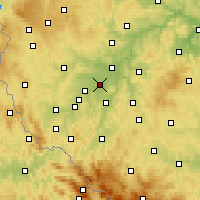 Nearby Forecast Locations - Líně - 