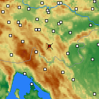 Nearby Forecast Locations - Kočevje - 
