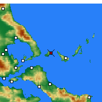 Nearby Forecast Locations - Σκιάθος - Χάρτης