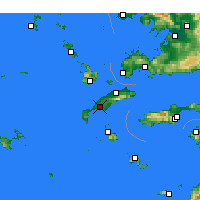 Nearby Forecast Locations - Κως - Χάρτης