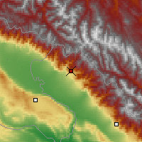 Nearby Forecast Locations - Zaqatala - Χάρτης