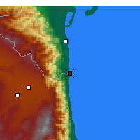 Nearby Forecast Locations - Astara - Χάρτης