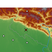 Nearby Forecast Locations - Dhangadhi - 