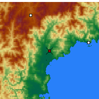 Nearby Forecast Locations - Χάμχουνγκ - Χάρτης