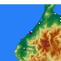 Nearby Forecast Locations - Komatsu - 