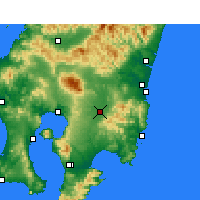 Nearby Forecast Locations - Miyakonojō - 